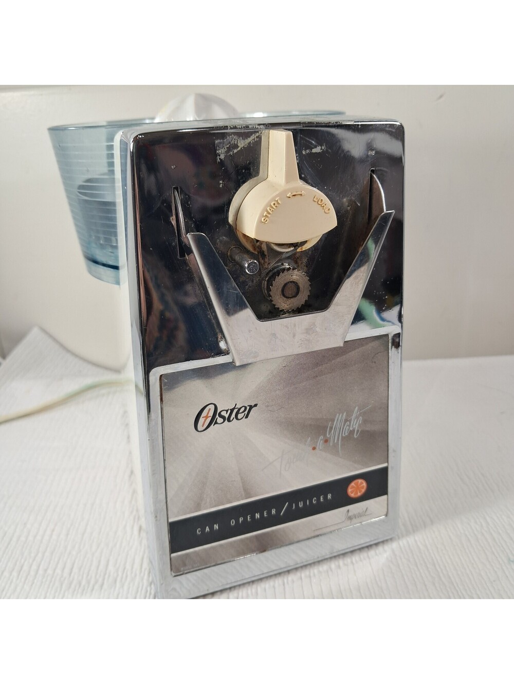 Vintage Oster Touch-O-Matic Can Opener Juicer Model 561 Imperial FOR REPAIR PART